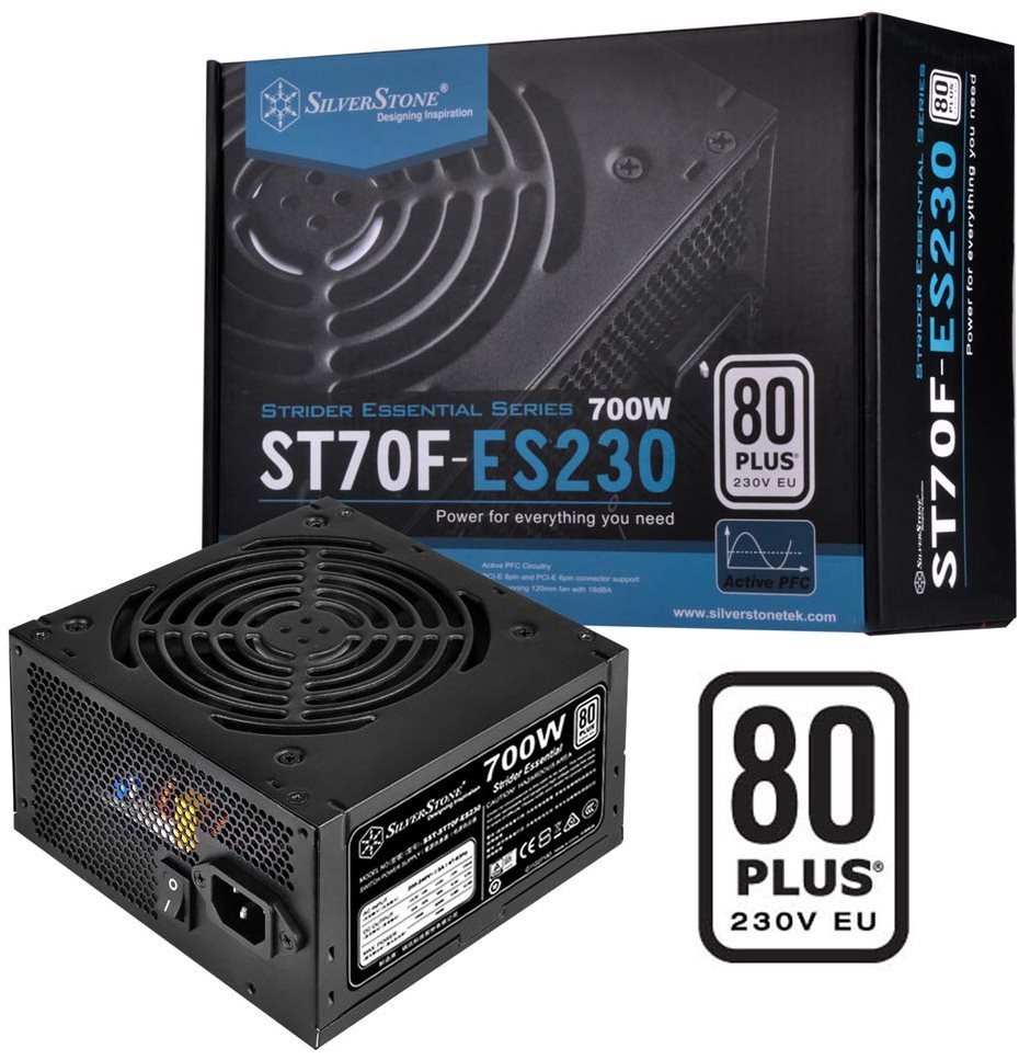 PC tápegység SilverStone Strider Essential 80Plus ST70F-ES230 700W
