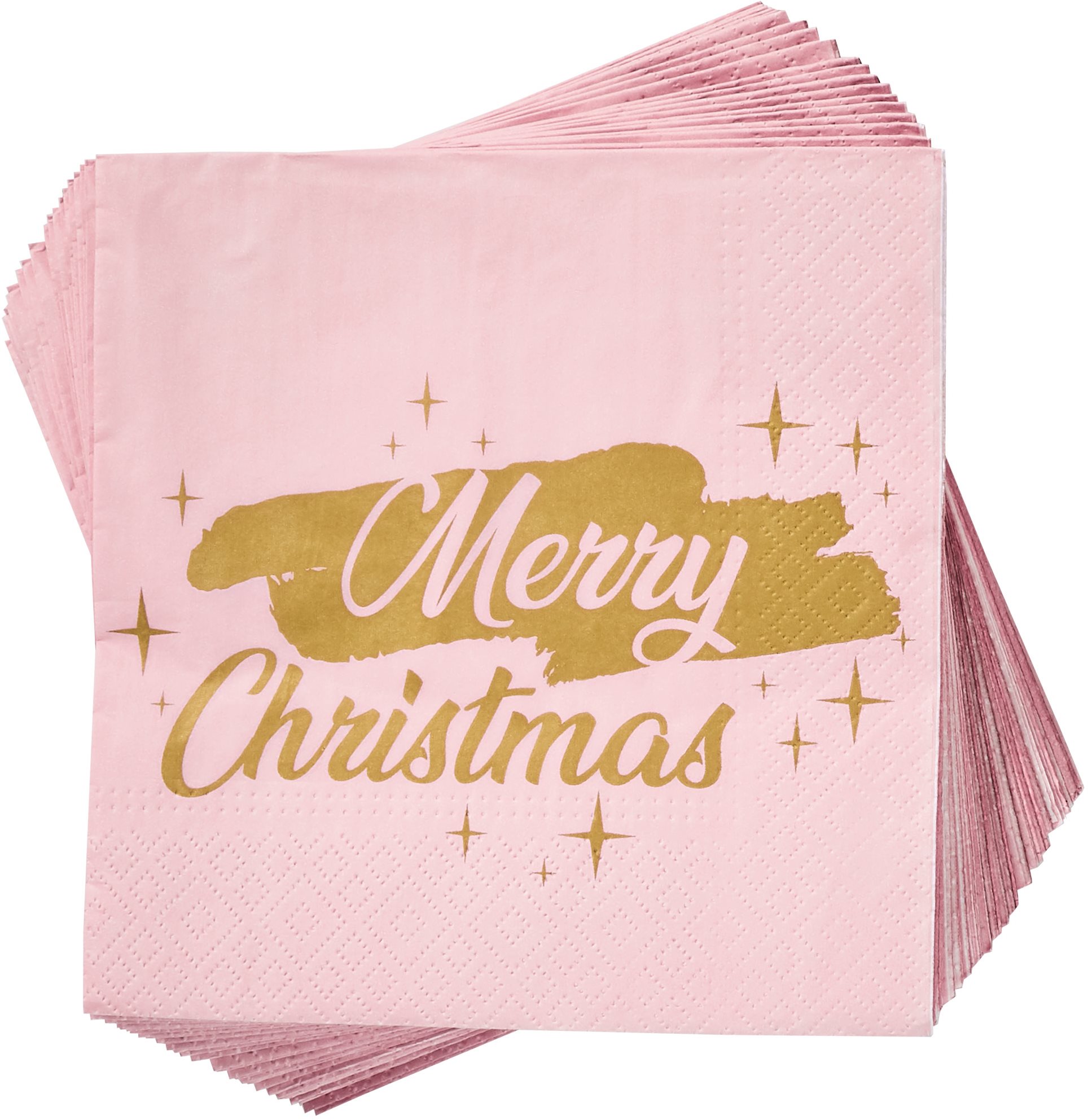 Papírszalvéta BUTLERS AprésMerry Christmas rózsaszín 20 db