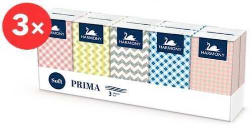 Papírzsebkendő HARMONY Prima (10 × 10 db)