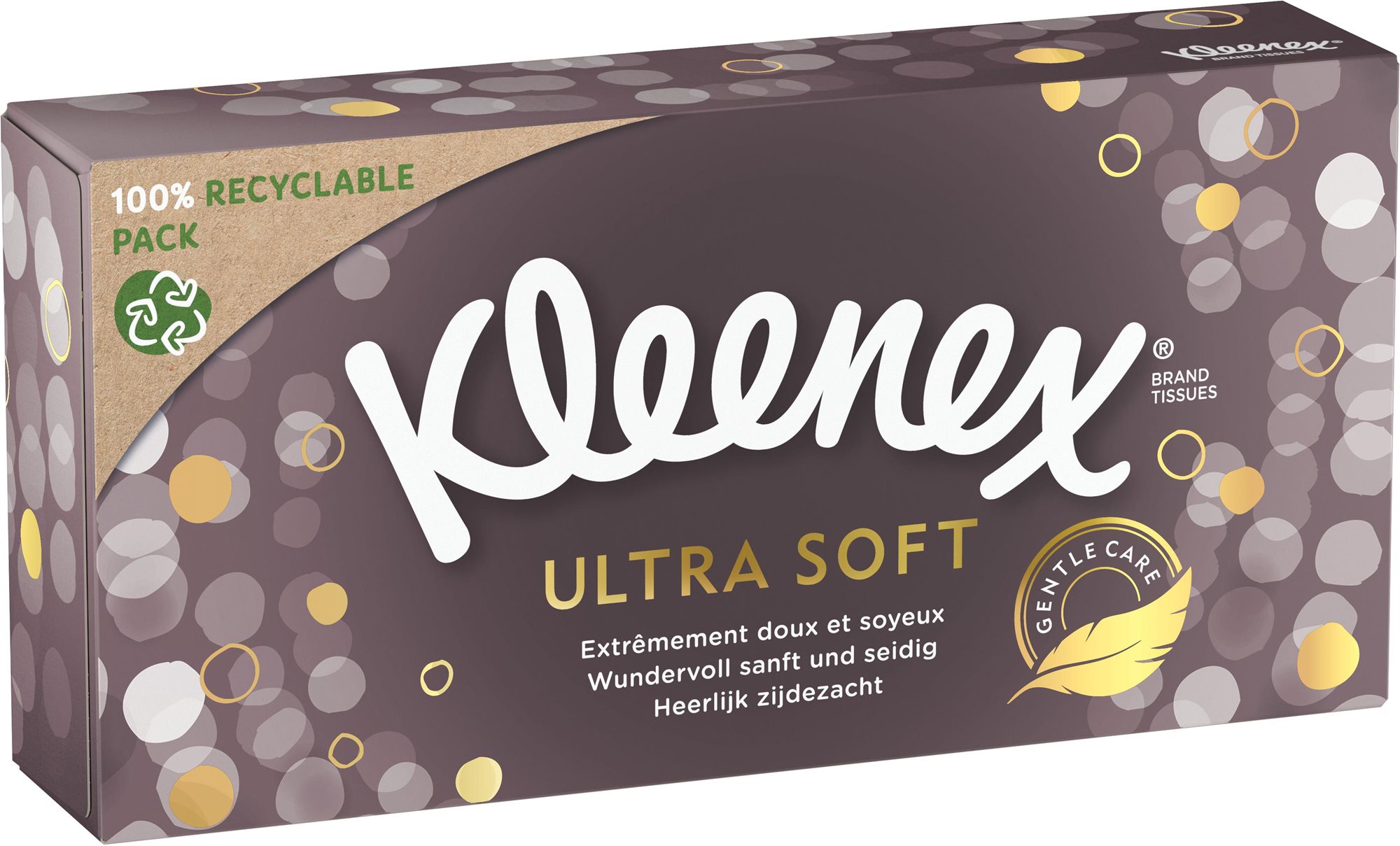 Papírzsebkendő KLEENEX Ultra Soft Box (64 darab)