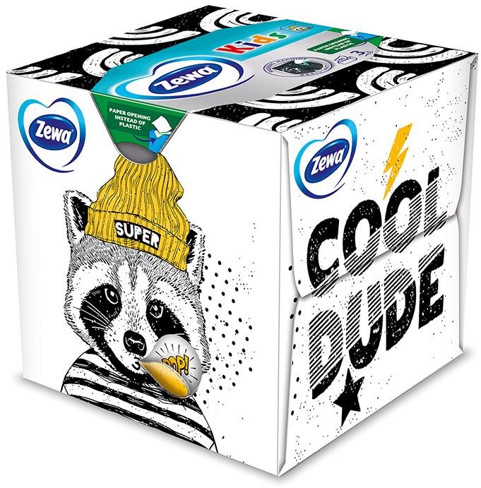 Papírzsebkendő ZEWA KIDS BOX 60 db