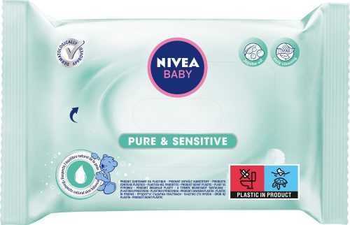 Popsitörlő BABY NIVEA Pure & Sensitive 63 db