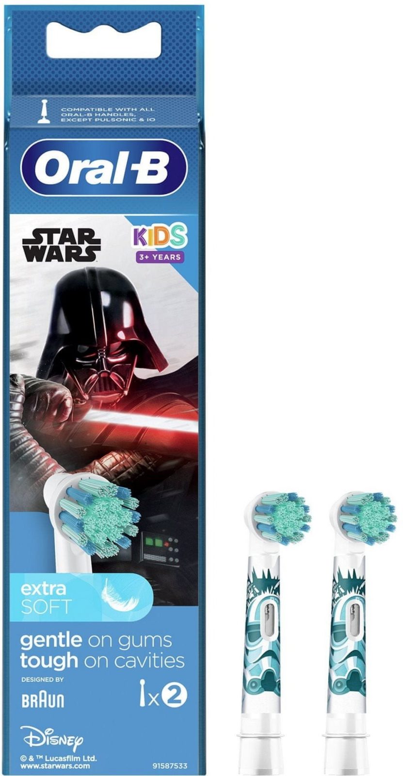 Pótfej Oral-B Kids Csillagok háborúja - Pótfejek elektromos fogkeféhez