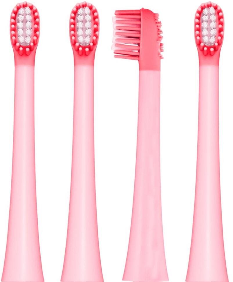 Pótfej elektromos fogkeféhez VITAMMY Dino pótfejek rózsaszín