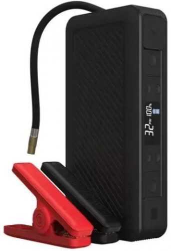 Powerbank Mophie Powerstation Go Rugged kompresszorral Jump Starter Powerbank 15 000 mAh fekete