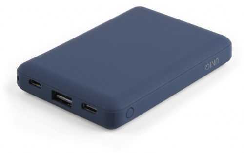 Powerbank Uniq Fuele Mini 8000mAH USB-C PD Pocket Indigo Blue Power Bank