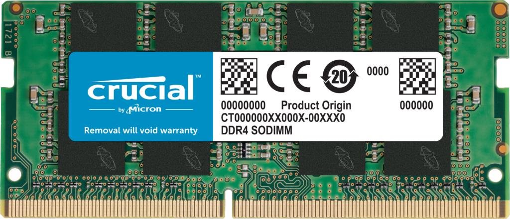 RAM memória Crucial SO-DIMM 32GB DDR4 2666MHz CL19