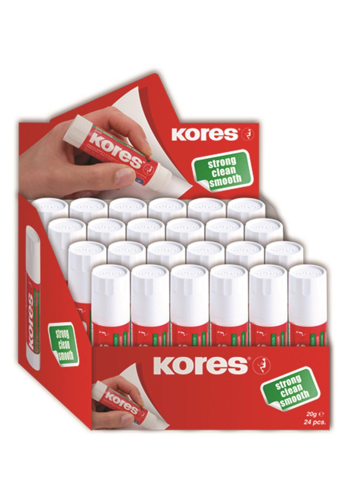Ragasztó stift KORES Ragasztóstift 24×  20 g