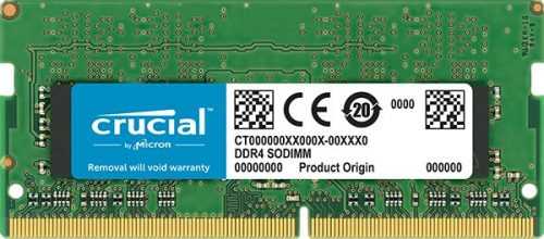 Rendszermemória Crucial  SO-DIMM 4 GB DDR4 2666 MHz CL19 Single Ranked