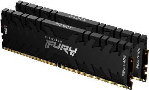 Rendszermemória Kingston FURY 32GB KIT DDR4 3600MHz CL16 Renegade Black 1Gx8