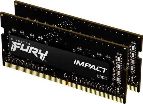 Rendszermemória Kingston FURY SO-DIMM 32GB KIT DDR4 2666MHz CL15 Impact 1Gx8