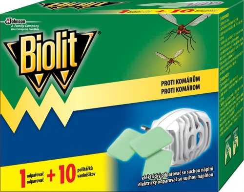 Rovarriasztó BIOLIT elektromos rovarriasztó készülék és utántöltő lapok