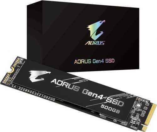 SSD meghajtó GIGABYTE AORUS Gen 4 SSD 500GB