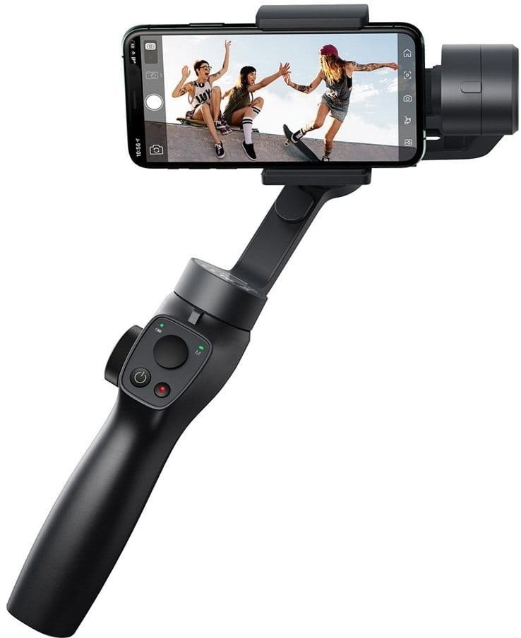 Stabilizátor Baseus Control Smartphone Handheld Gimbal Stabilizer Dark Grey