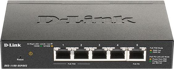 Switch D-Link DGS-1100-05PDV2