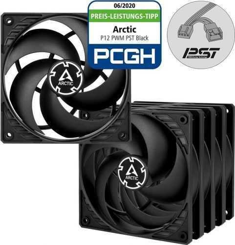 Számítógép ventilátor ARCTIC P12 PWM PST Value pack (5 db)