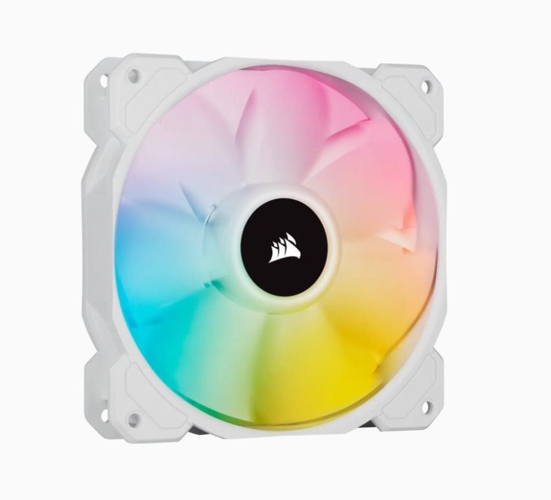 Számítógép ventilátor Corsair iCUE SP120 RGB ELITE White