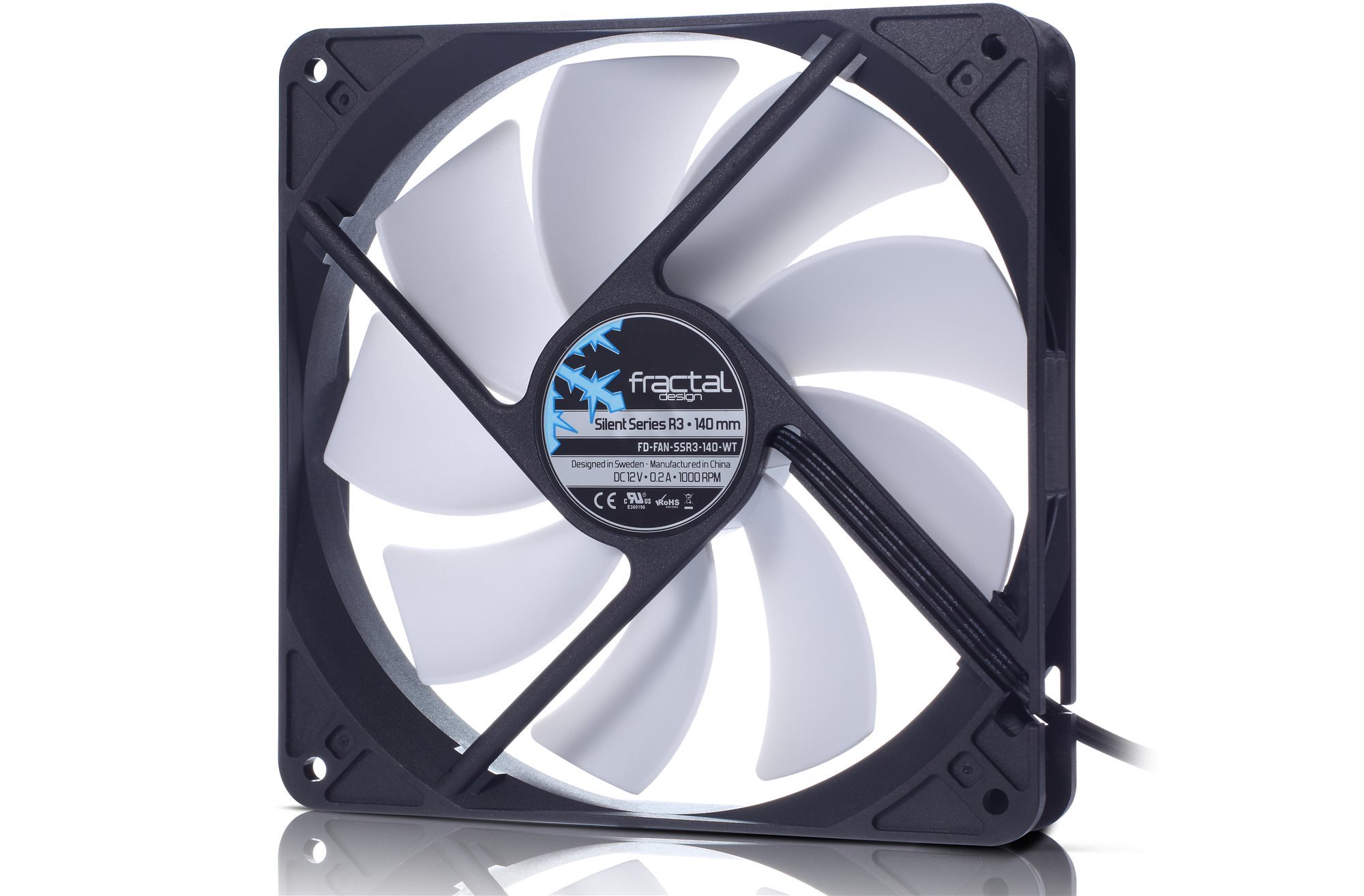 Számítógép ventilátor Fractal Design 140mm Silent Series R3