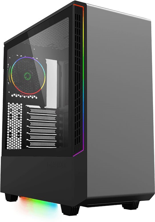 Számítógépház GameMax Panda / T802 Black