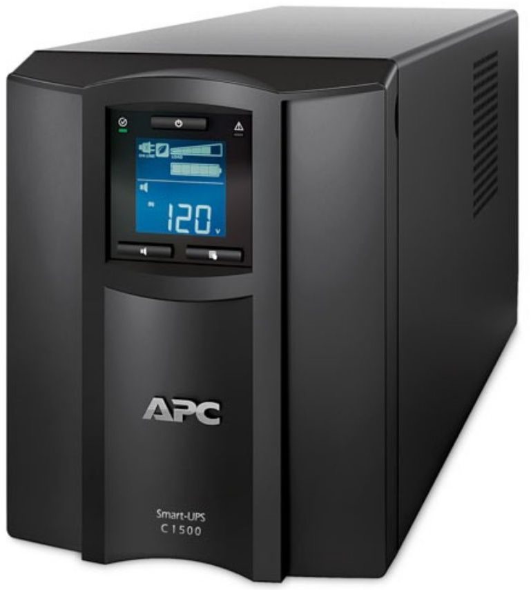 Szünetmentes tápegység APC Smart-UPS C 1500VA LCD LAN