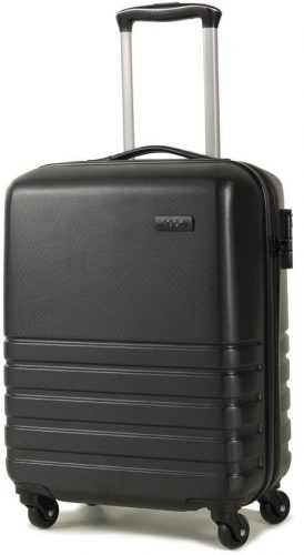 TSA záras bőrönd ROCK TR-0169 ABS - fekete S-es méret