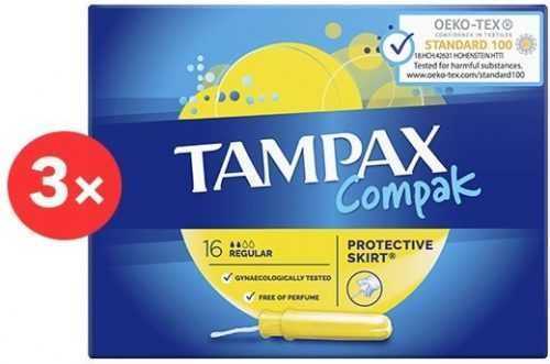 Tamponok TAMPAX Compak Regular 3×16 db