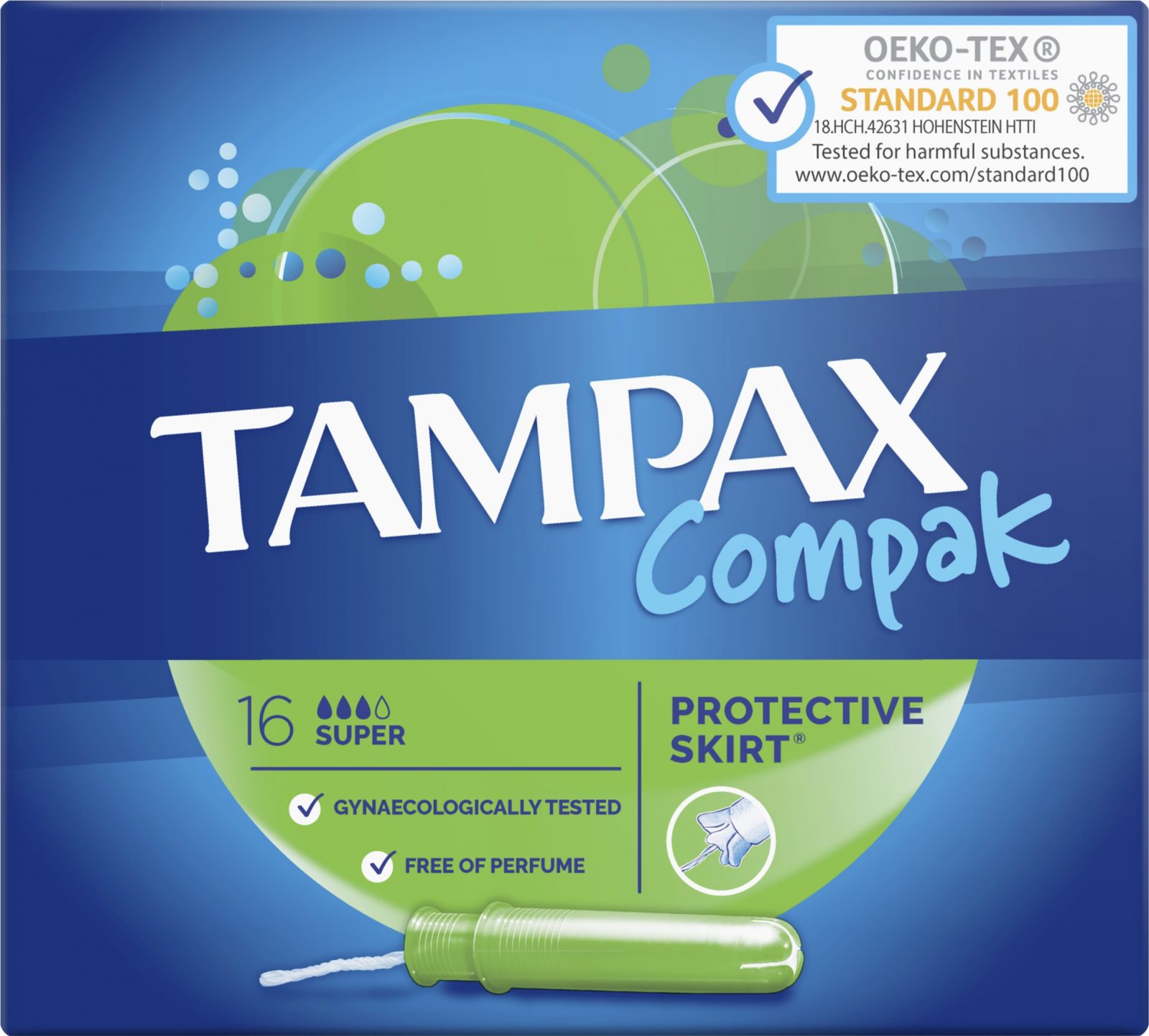Tamponok TAMPAX Compak Super 16 db