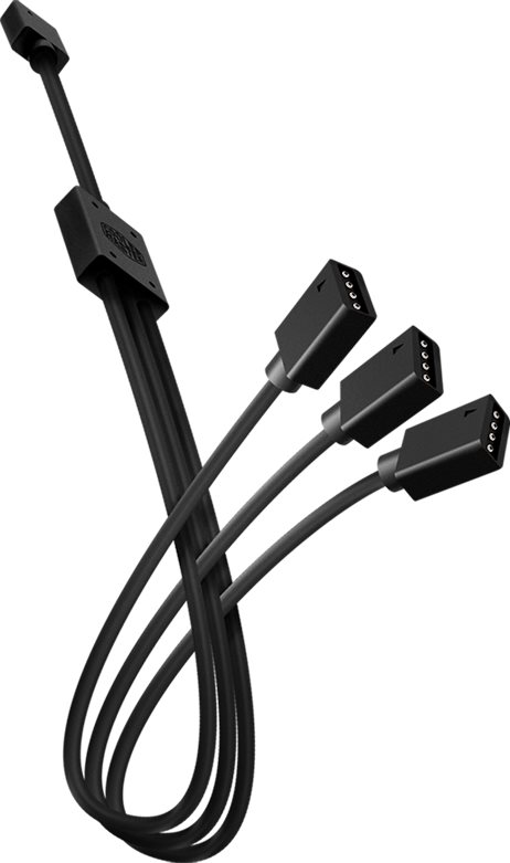 Tápkábel Cooler Master 1-TO-3 RGB Splitter Cable