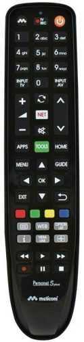 Távirányító  Meliconi 806068 Gumbody Personal 5 Panasonic TV-hez
