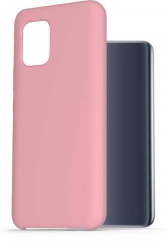 Telefon tok AlzaGuard Premium Liquid Silicone Case Xiaomi Mi 10 Lite 5G rózsaszín tok
