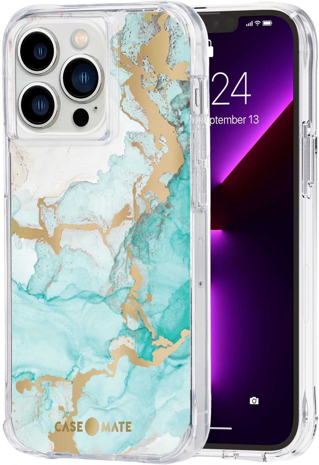 Telefon tok Case Mate iPhone 13 Pro Tough Print Ocean Marble tok