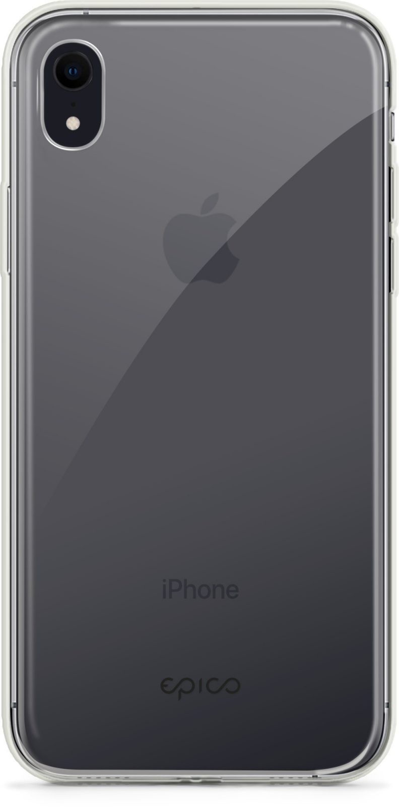 Telefon tok Epico Twiggy Gloss iPhone XR fehér átlátszó tok