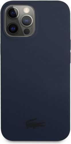 Telefon tok Lacoste Liquid Silicone Glossy Printing Logo Tok az Apple iPhone 13 Pro Max készülékhez - Navy