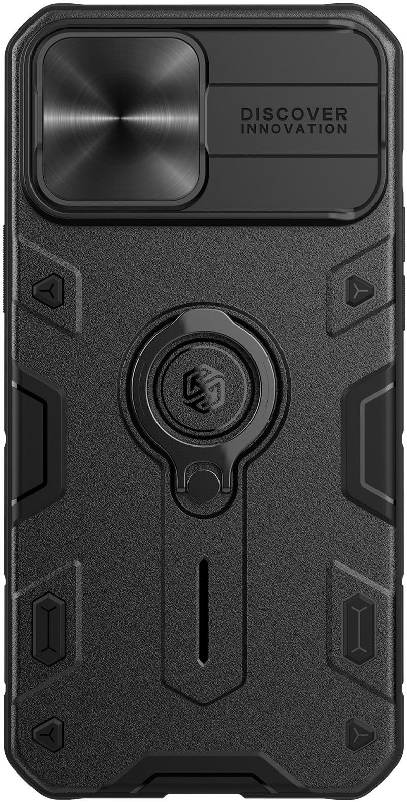 Telefon tok Nillkin CamShield Armor Apple iPhone 13 Pro Max fekete tok