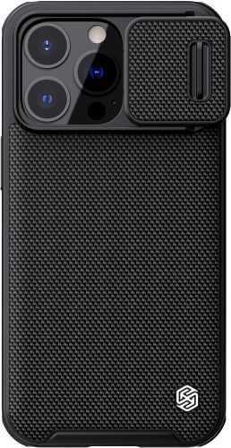 Telefon tok Nillkin Textured PRO Apple iPhone 13 Pro fekete ütésálló tok