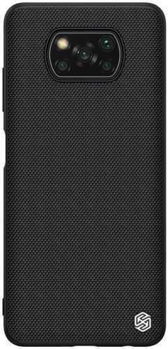 Telefon tok Nillkin Textured Xiaomi Poco X3 NFC/X3 Pro fekete ütésálló tok