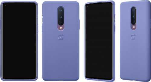 Telefon tok Sandstone Bumper OnePlus 8 Smoky Purple tok