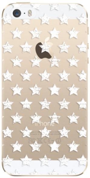 Telefon tok iSaprio Stars Pattern - white az iPhone 5/5S/SE készülékhez