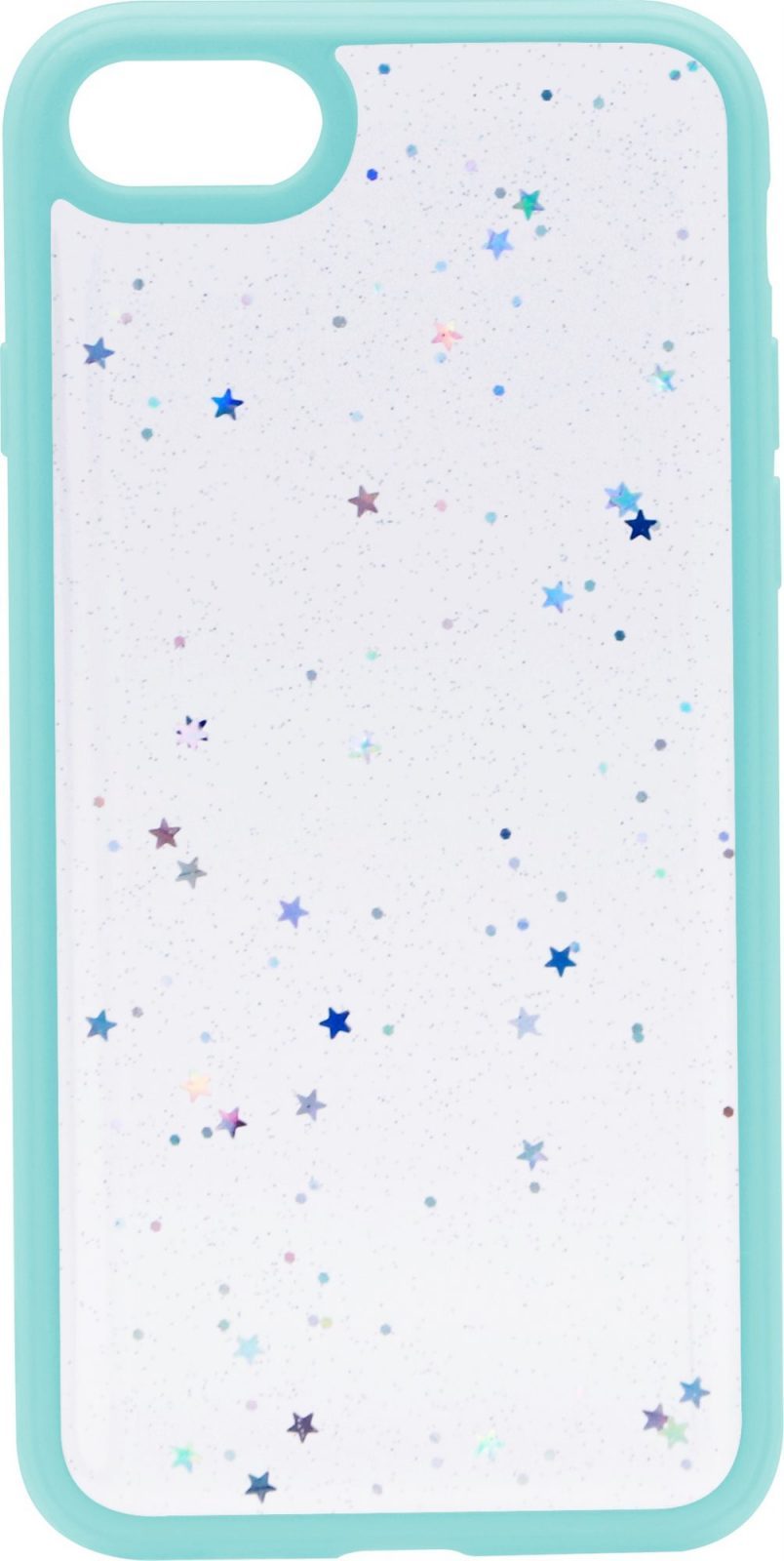 Telefon tok iWill Clear Glitter Star Phone Case az iPhone 7 készülékhez Blue
