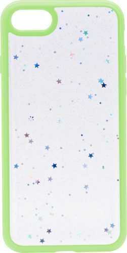 Telefon tok iWill Clear Glitter Star Phone Case az iPhone 7 készülékhez Green