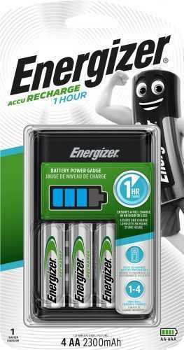 Töltő és pótakkumulátor Energizer 1 órás töltő + 4AA Extreme 2300 mAh