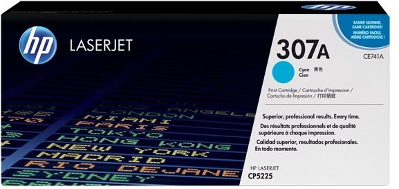 Toner HP CE741A ciánkék original