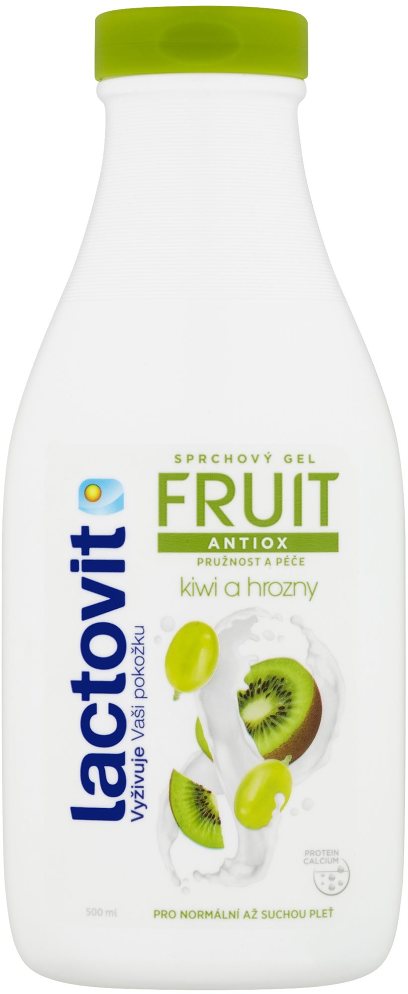 Tusfürdő LACTOVIT Fruit Kivi és szőlő 500 ml