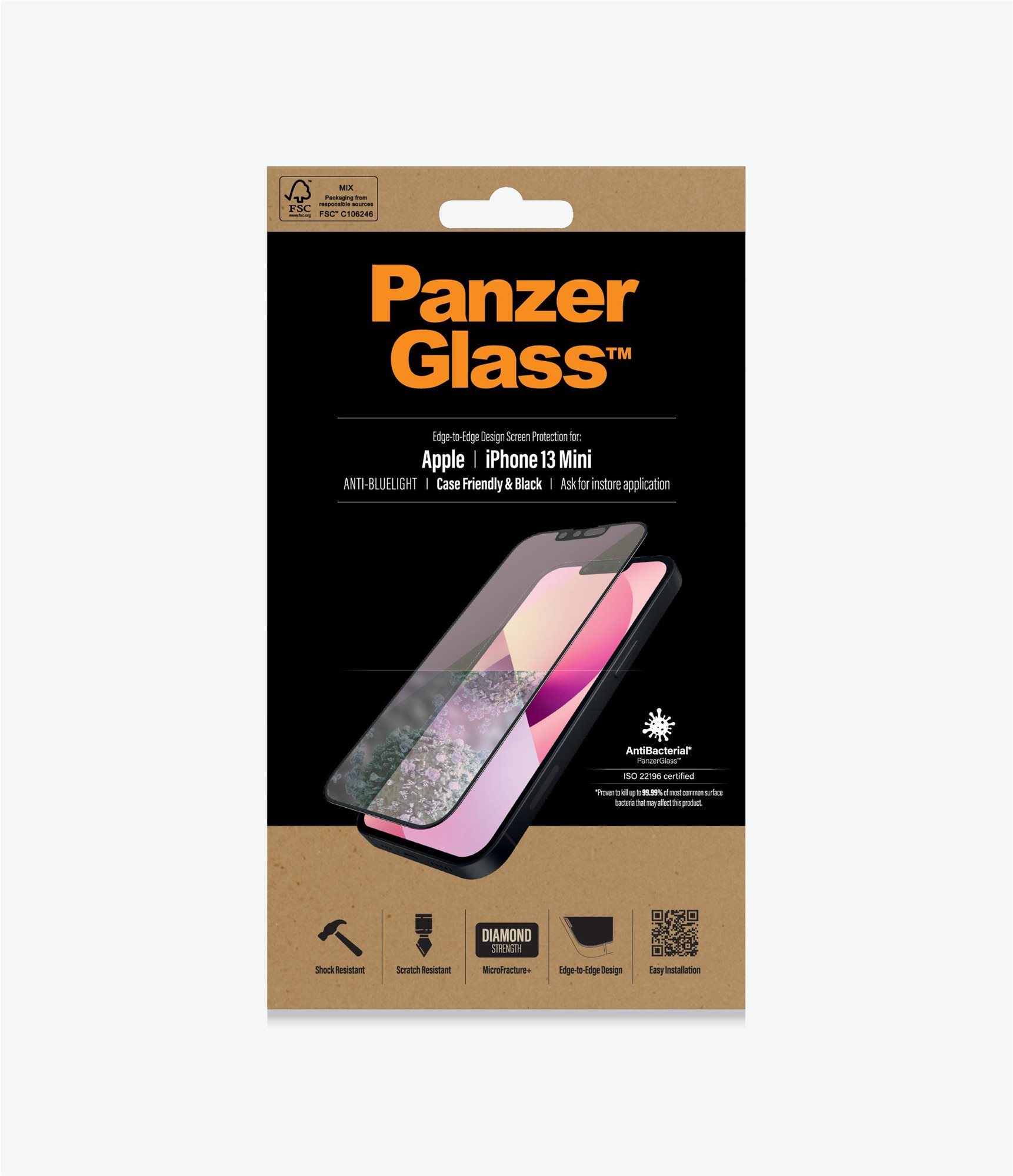 Üvegfólia PanzerGlass Apple iPhone 13 mini Anti-Bluelight-tal (kék fény elleni szűrő)