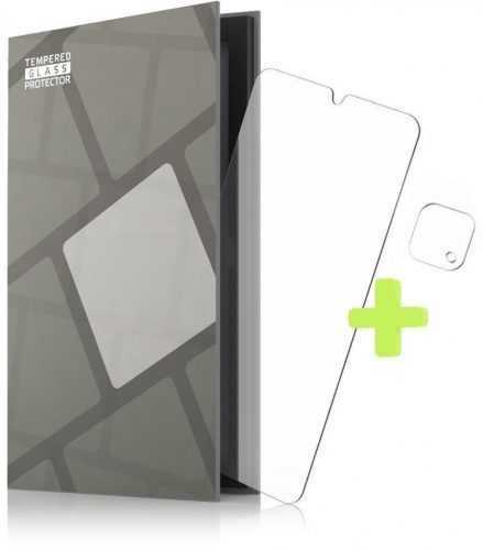 Üvegfólia Tempered Glass Protector a POCO C40 + kameravédő (Case Friendly)