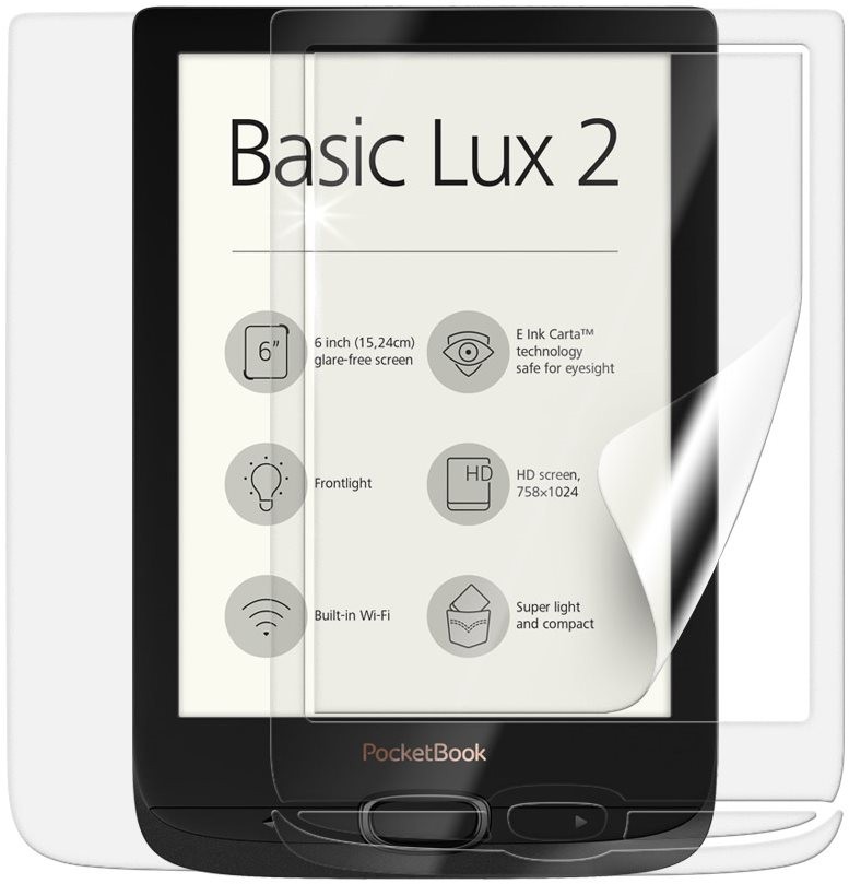 Védőfólia POCKETBOOK 616 Basic Lux 2 Screenshield