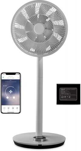 Ventilátor Duux Whisper Flex Smart Light Grey + battery pack