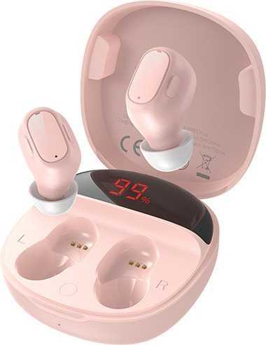 Vezeték nélküli fül-/fejhallgató Baseus Encok WM01 Plus Pink