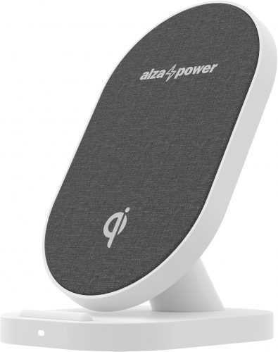 Vezeték nélküli töltő AlzaPower WC110 Wireless Fast Charger fehér