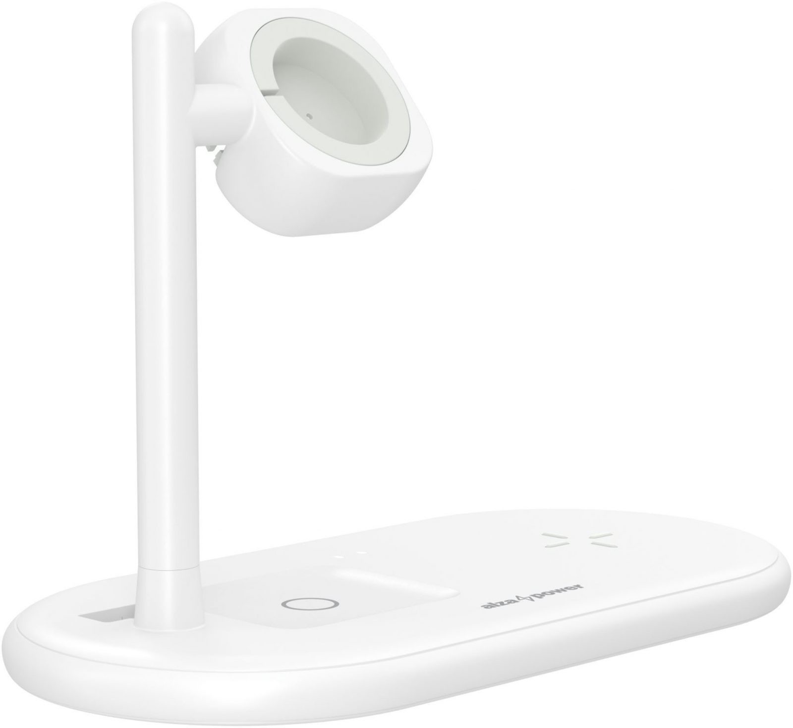 Vezeték nélküli töltő AlzaPower WFA100 PureCharge 3in1 Dock fehér